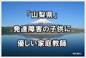 山梨県 発達障害 家庭教師