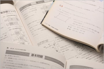 定着を図るため「数稽古」として多くの問題に取り組む