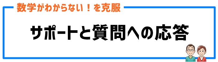 手順⑤サポートと質問への応答